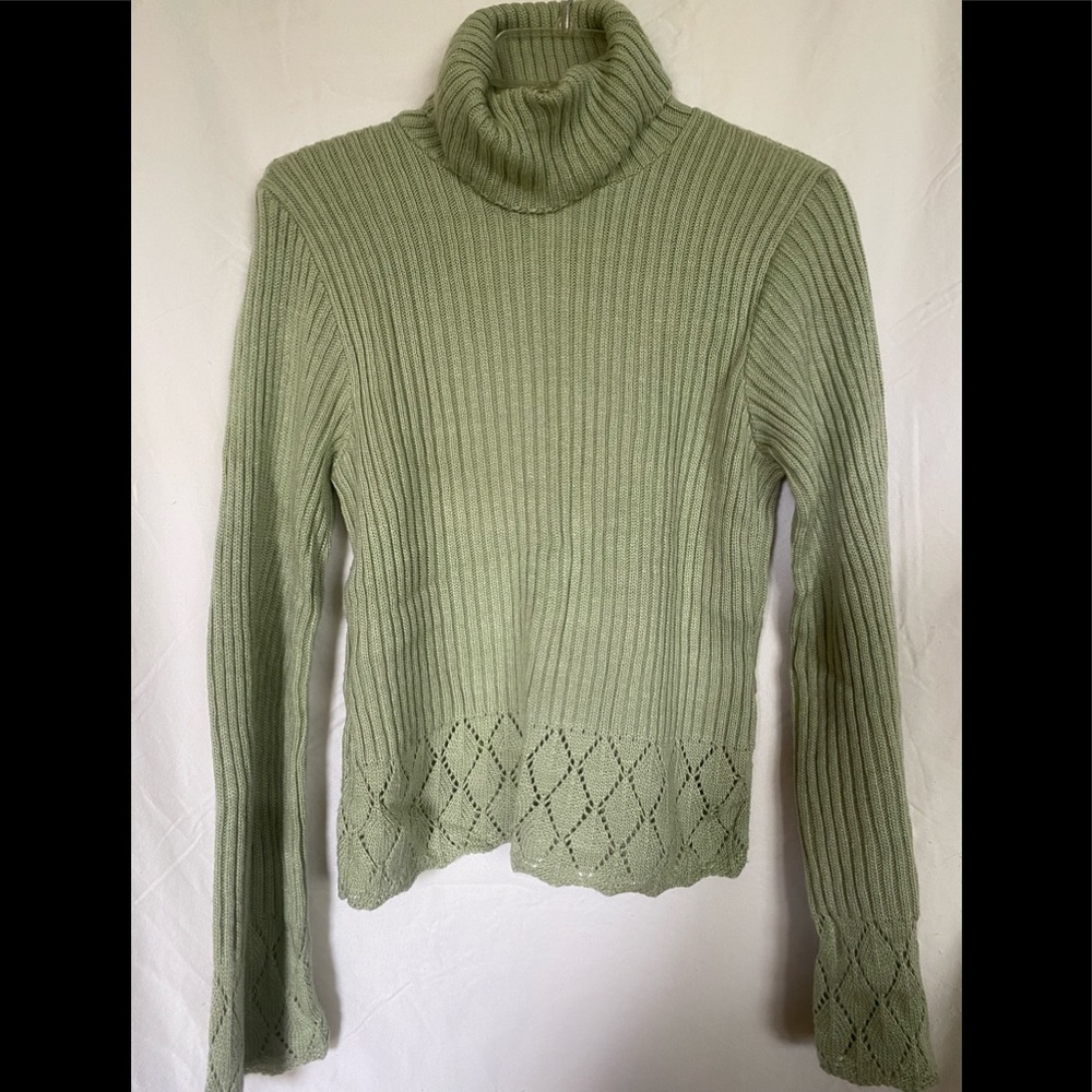 Great American sweater company green sweater size medium NWOT